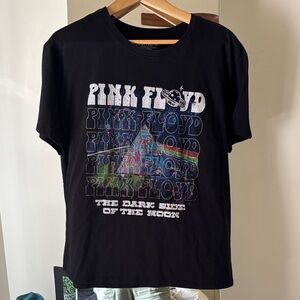 Pink Floyd Black tee L 12-14, Dark side of the Moon 2023 cotton blend
